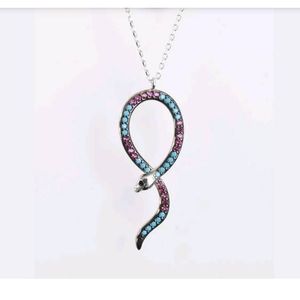 Ruby, turquoise & onyx sterling snake necklace